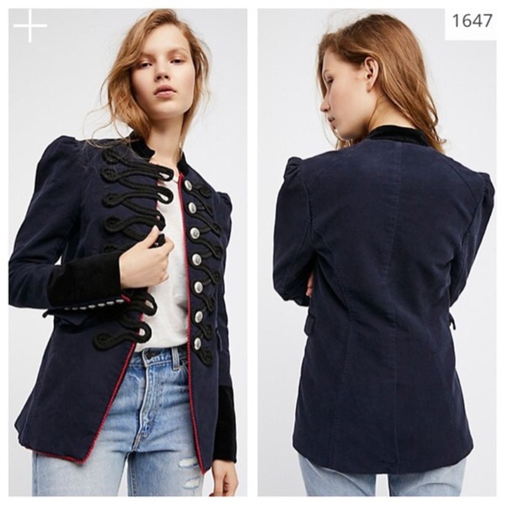 Free People Military jacket